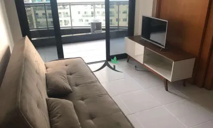 Apartamento com 1 quarto para alugar na avenida tancredo neves, 2227, caminho das árvores, salvador, 46 m2 por r$ 2.550