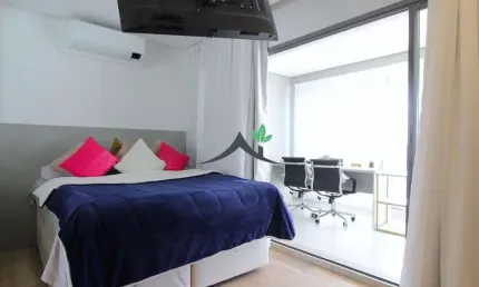 Kitnet / stúdio à venda na avenida rubem berta, 850, indianópolis, são paulo, 35 m2 por r$ 679.000