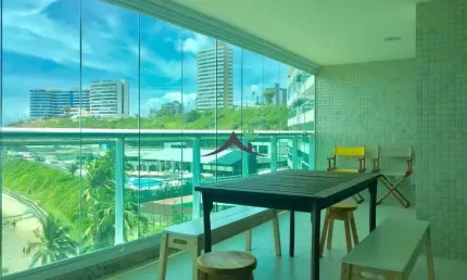 Apartamento com 2 quartos para alugar na avenida oceânica, 1454, ondina, salvador, 88 m2 por r$ 9.550