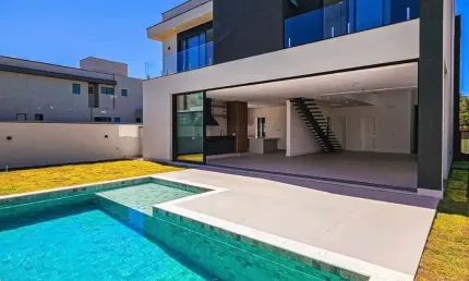 Casa em condomínio fechado com 3 quartos à venda na Alameda Carolina Mendes Thame, Terras de Piracicaba, Piracicaba, 180 m2 por R$ 1.127.500