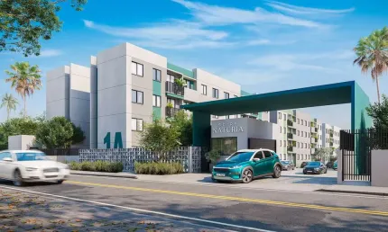 Apartamento com 2 quartos à venda na Rua Valtelino Leal Demétrio, 267, Sertão do Maruim, São José