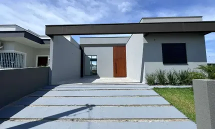 Casa com 3 quartos à venda na Avenida Paulo Roberto Vidal, s/n, Caminho Novo, Palhoça, 100 m2 por R$ 695.000