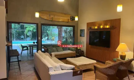 Casa com 4 dormitórios, 244 m² - venda por R$ 4.100.000,00 ou aluguel por R$ 3.600,00/dia - Riviera Módulo 18 - Bertioga/SP