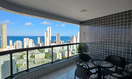 Otimo apartamento vom vista mar, 175m, 4 quartos em boa viagem