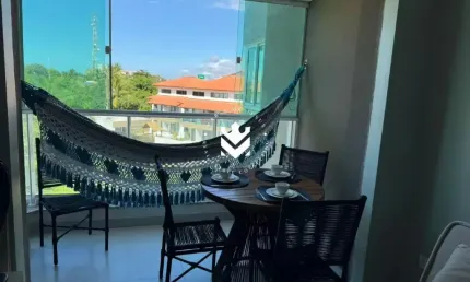 Apartamento mobiliado com 02 quartos a venda 50 metros da praia de porto de galinhas