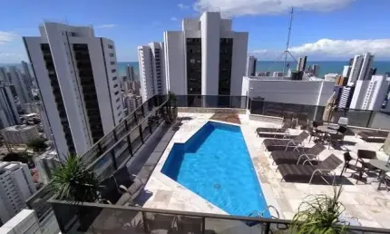 Flat com 1 quarto à venda na Rua Faustino Porto, 458, Boa Viagem, Recife