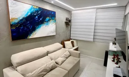 Vendo apartamento andar alto com vista mar, projetado e mobiliado no Pina.