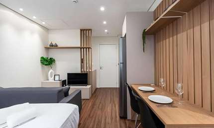 Studio para Locação em São Paulo, Vila Clementino, 1 dormitório, 1 banheiro