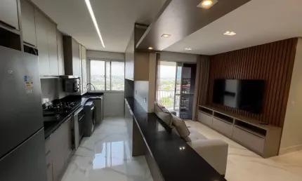 Alugo apartamento de 3 quartos de alto padrão / 100% mobiliado- zona sul de manaus