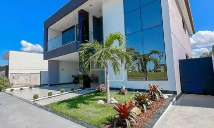 Mansão 5 quartos sendo 3 suítes com closet  à venda no Condomínio Arquipélago de Manguinhos