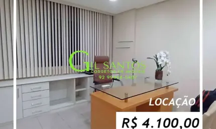 Sala comercial com 1 sala para alugar na Avenida Djalma Batista, 1, Chapada, Manaus
