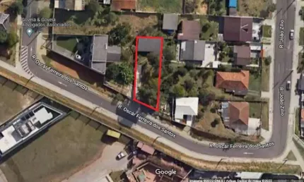 Terreno à venda na Rua Oscar Ferreira dos Santos, 269, Santo Inácio, Curitiba por R$ 1.000.000