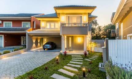 Casa em condomínio fechado com 4 quartos à venda na Rua Adolfo Werneck, 309, Jardim das Américas, Curitiba, 360 m2 por R$ 2.450.000