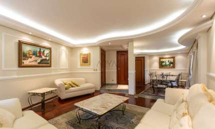 Apartamento com 4 quartos à venda na Alameda Prudente de Morais, 488, Mercês, Curitiba, 208 m2 por R$ 1.200.000