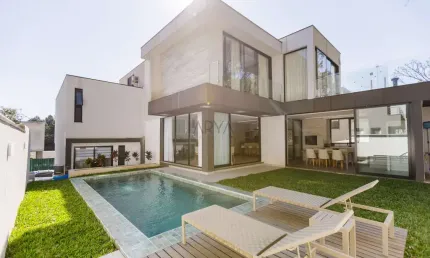 Casa em condomínio fechado com 4 quartos à venda na Avenida Fredolin Wolf, 3121, Santa Felicidade, Curitiba, 425 m2 por R$ 3.995.000