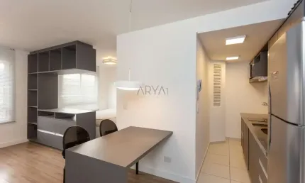 Apartamento com 1 quarto à venda na rua baltazar carrasco dos reis, 1772, rebouças, curitiba, 33 m2 por r$ 350.000