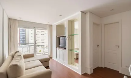 Apartamento com 1 quarto à venda na rua desembargador motta, 2184, batel, curitiba, 46 m2 por r$ 400.000