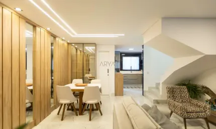 Casa em condomínio fechado com 3 quartos à venda na Rua Tommaso Campanella, 365, Barreirinha, Curitiba, 84 m2 por R$ 600.000