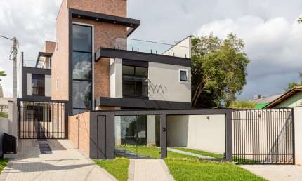 Casa em condomínio fechado com 3 quartos à venda na Rua João Batista Casagrande, 140, Santa Felicidade, Curitiba, 178 m2 por R$ 1.180.000