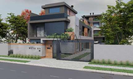 Casa em condomínio fechado com 3 quartos à venda na Rua José Sabóia Cortes, 80, Ahú, Curitiba, 206 m2 por R$ 2.460.000