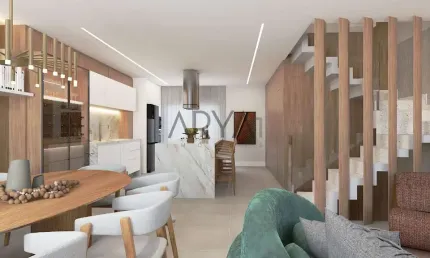 Casa em condomínio fechado com 3 quartos à venda na Rua José Sabóia Cortes, 80, Centro Cívico, Curitiba, 198 m2 por R$ 2.360.000