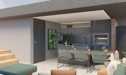 Casa em condomínio fechado com 3 quartos à venda na Rua José Sabóia Cortes, 80, Cabral, Curitiba, 179 m2 por R$ 1.980.000