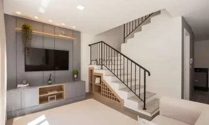 Casa em condomínio fechado com 3 quartos à venda na rua primeiro-ministro brochado da rocha, 252, bom retiro, curitiba, 117 m2 por r$ 742.000
