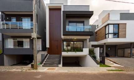 Casa em condomínio fechado com 3 quartos à venda na Rua Dilair Silvério, 260, Santa Cândida, Curitiba, 213 m2 por R$ 1.550.000