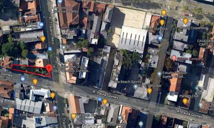 Terreno à venda na Rua Trajano Reis, 315, Centro, Curitiba, 478 m2 por R$ 1.100.000