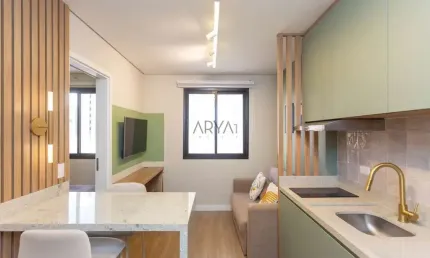 Apartamento com 1 quarto à venda na rua doutor faivre, 1044, centro, curitiba, 23 m2 por r$ 340.000