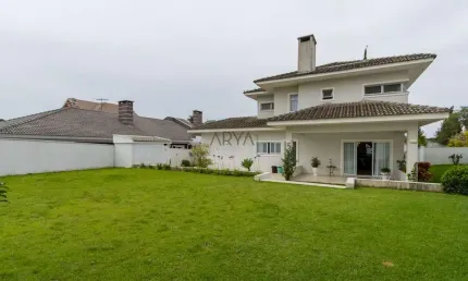Casa em condomínio fechado com 3 quartos à venda na rua orlando peruci, 442, santa felicidade, curitiba, 322 m2 por r$ 3.250.000