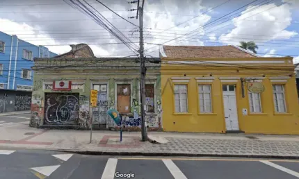 Terreno à venda na Rua Trajano Reis, 315, São Francisco, Curitiba, 478 m2 por R$ 1.100.000