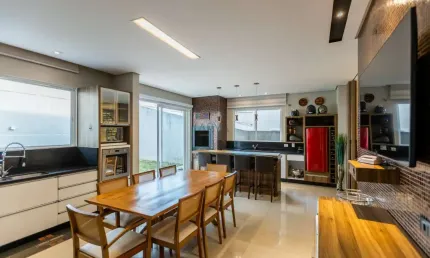 Casa em condomínio fechado com 4 quartos à venda na rua antônio escorsin, 1750, santa felicidade, curitiba, 371 m2 por r$ 3.500.000