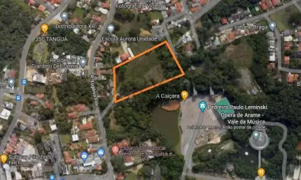 Terreno à venda na rua andré andretta, 89, abranches, curitiba por r$ 5.500.000