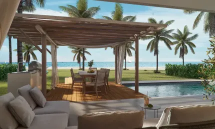 Casa com 226 m² 5 quartos sendo 5 suítes na beira mar da Praia de Antunes Maragogi Alagoas