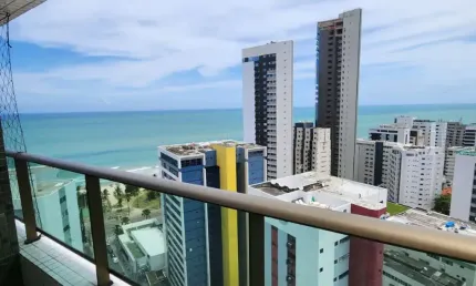 Apartamento com 136 m² 4 quartos sendo 2 suítes no Pina Recife-PE