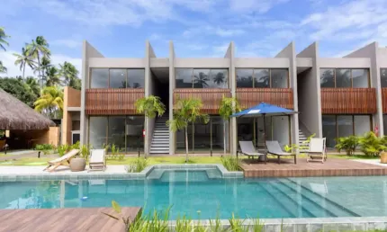 Apartamento beira mar com 2 quartos sendo 1 suíte na Praia de Japaratinga AL