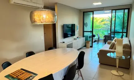 Apartamento com 73 m² 2 quartos sendo 1 suíte na beira mar de Muro Alto em Porto de Galinhas Nui Supreme