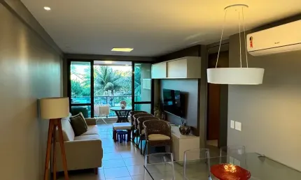 Apartamento com 73 m² 2 quartos sendo 1 suíte na beira mar de muro alto em porto de galinhas nui supreme
