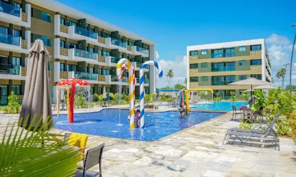 Flat Mobiliado com 30 m² 1 quarto e 1 vaga no Mana Beach Em Muro Alto Porto de Galinhas Ipojuca-PE