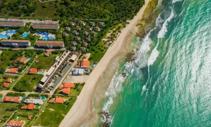 Apartamento com 66 m² 2 quartos sendo 1 suíte e 1 vaga na Praia dos Carneiros