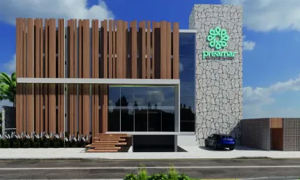 Apartamento beira mar com 40 m² 2 quartos sendo 1 suíte em tamandaré praia de campas