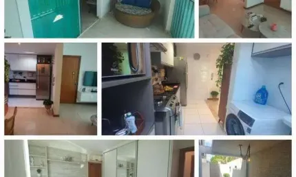 Apartamento para venda possui 77 metros quadrados com 1 quarto em Buraquinho - Lauro de Freitas - BA