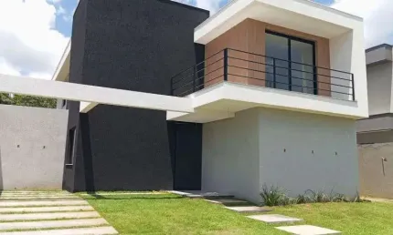 Sobrado para venda tem 320 metros quadrados com 4 quartos em Alphaville (Abrantes) - Camaçari - BA