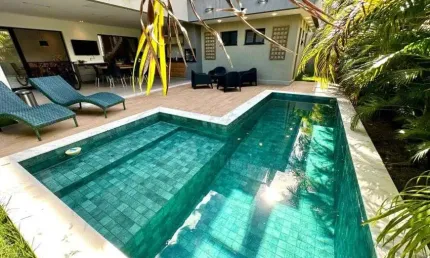 Linda casa moderna com 5/4 no Alphaville Litoral Norte 1 - Camaçari - BA