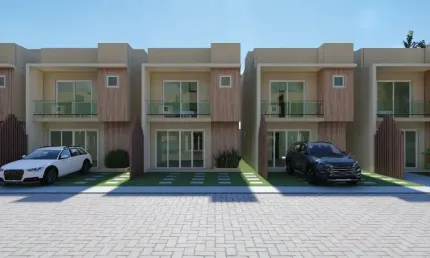 O imóvel no bairro recreio ipitanga tem 102 metros quadrados com 4 quartos sendo 1 suite e 2 banheiros