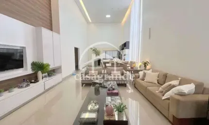 Casa em condomínio fechado com 3 quartos à venda no Jardim Karaíba, Uberlândia  por R$ 1.950.000