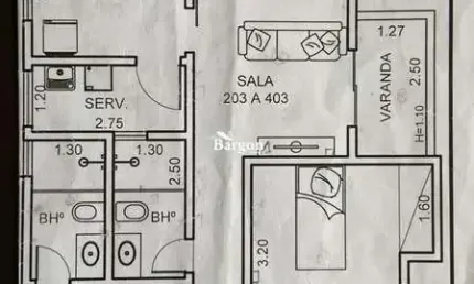 Cobertura de 3 quartos sendo 1 suíte á venda no bairro Jardim São João em Juiz de Fora