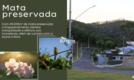 Lote com 530 metros quadrados a venda no Reserva São Pedro em Juiz de Fora