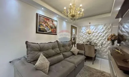 Apartamento à Venda no Conquista Campo Grande, 2 Quartos, Mobiliado, Lazer, Financia